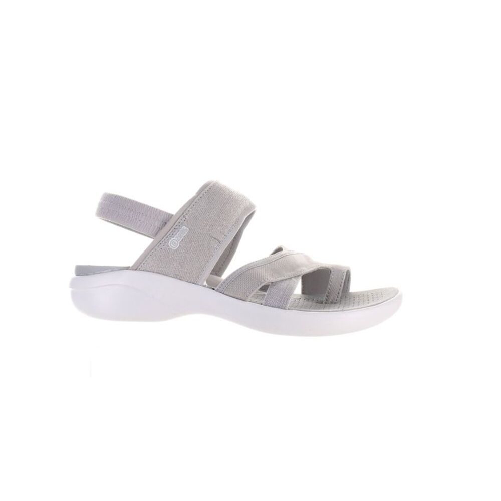 Bzees Womens Call Me Gray Slingbacks Size 9 Medium (B, M)